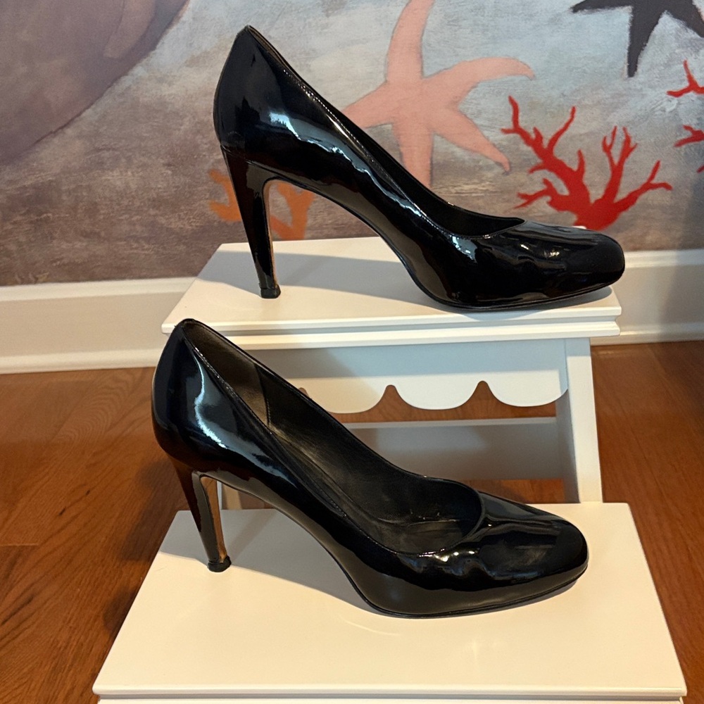 Cole Haan Patent Leather Black Women's Pumps / Heels
